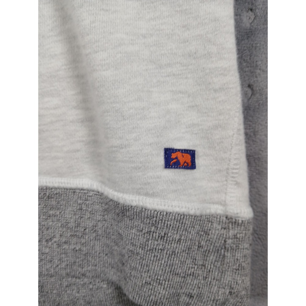 The Normal Brand Mens Crewneck Sweatshirt Gray Heather V-Stitch Pullover Size M - Picture 4 of 5